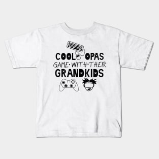 Cool Opas Game with their Grandkids Kids T-Shirt